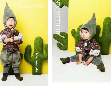 北歐ins風兒童拍照道具影樓攝影拍攝寫真實景裝飾擺件仙人掌抱枕