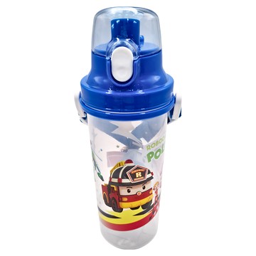 ROBOCAR POLI 波力 直立式水壺  藍色  650ml  1個