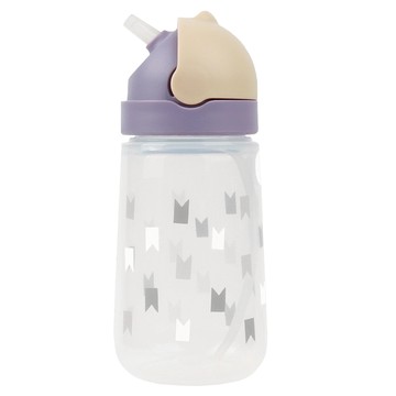 MEROWARE MATT 躲貓貓感溫變色兒童水壺 mero皇冠  丁香紫 + 奶茶啡  1個  400ml