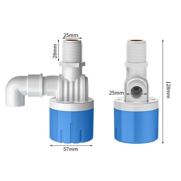 HADER 全自動止水水位控製器 塑膠浮球閥 水箱水滿自停器 上水開關球閥 止水器