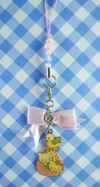 【震撼精品百貨】Hello Kitty 凱蒂貓~限定版手機吊飾-baby送子鳥