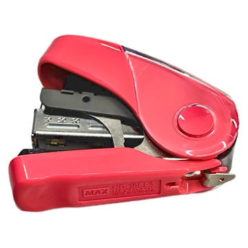 MAX 美克司 HD-10FL3 平針雙排訂書機 雙槓桿省力50% 可釘32張紙  粉紅色  1個