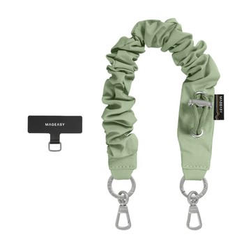 MAGEASY Scrunchie Wrist Strap 手腕掛繩掛繩片組  鼠尾草綠  1組