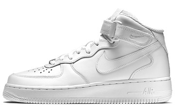 WMNS AIR FORCE 1 MID 07 LEATHER TRIPLE WHITE