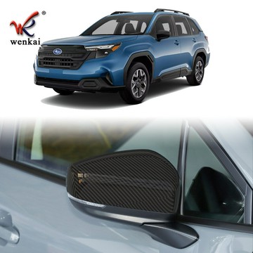 適用于斯巴魯25款森林人Forester改裝倒車后視鏡防護專用裝飾罩