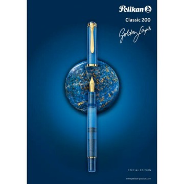 PELIKAN百利金 M200鋼筆-青金石藍【APP滿額下單10%點數(單一帳號最高5000點)】1/31止