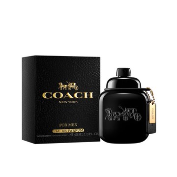COACH時尚曜黑男性淡香精40ml