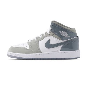 Nike Air Jordan 1 Mid SE 大童 灰白 AJ1 休閒 喬丹 運動 休閒鞋 HF3193-100