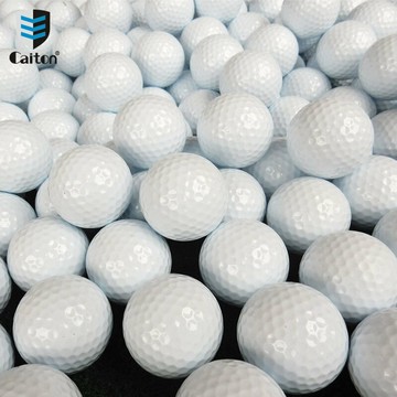caiton廠家直銷高爾夫雙層練習球沙林球練習場球可定制LOGO 【益三和】可開發票