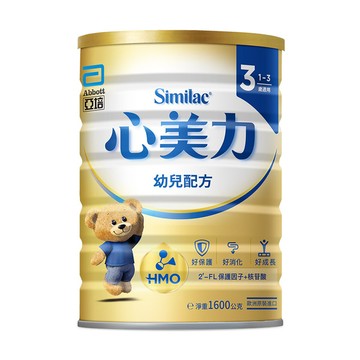亞培 心美力HMO 3幼兒營養成長配方(1600gx6罐)