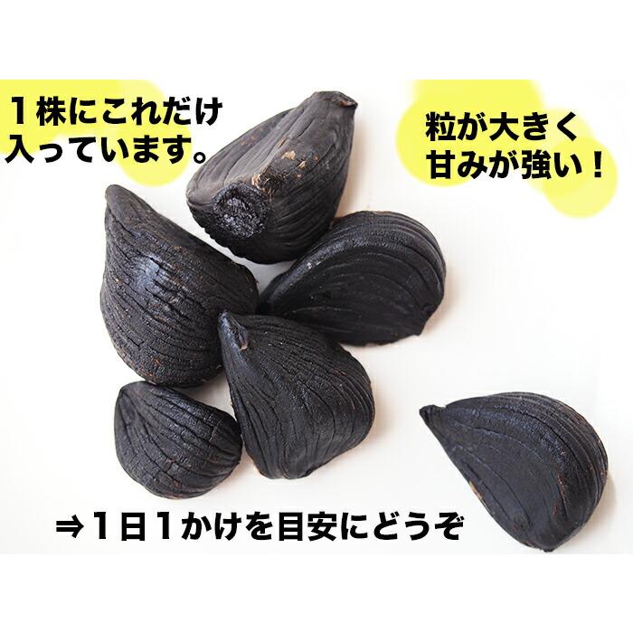 黒ニンニク 青森県産 発酵にんにく 国産 送料無料 熟成ニンニク 無添加