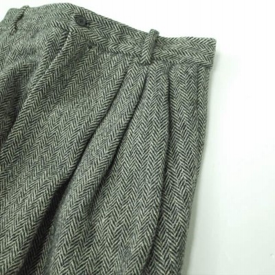 新品 HED MAYNER ヘドメイナー 21AW 6 PLEAT PANT ヘリンボーン6 ...