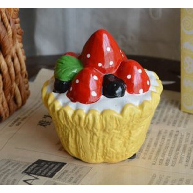 貯金箱 イチゴのケーキ型 通販 Lineポイント最大1 0 Get Lineショッピング