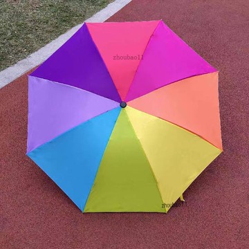 有貨在臺🚀99免運🚀雨傘摺疊傘太陽傘格子三折傘八骨雙人單人加大加厚