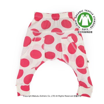 北歐童裝瑞典有機棉嬰兒包屁褲-新生兒60cm至3歲 點點