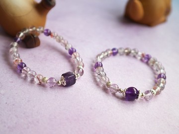 【紫苑】超級七 超七 紫水晶 925純銀 手鍊