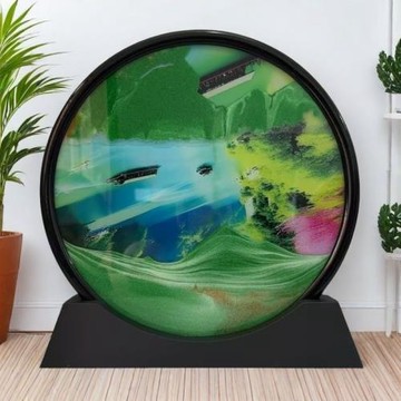 3D流沙畫沙漏擺件客廳裝飾創意節日禮品送閨蜜動態藝術家居工藝品