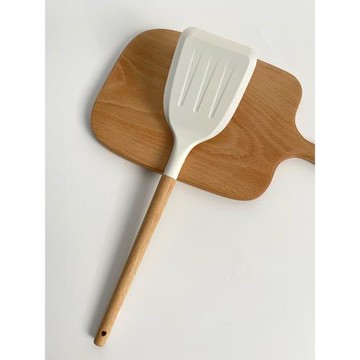 Vviews 不粘鍋硅膠鏟炒菜鏟子耐高溫家用不銹鋼廚具護鍋出口尾貨