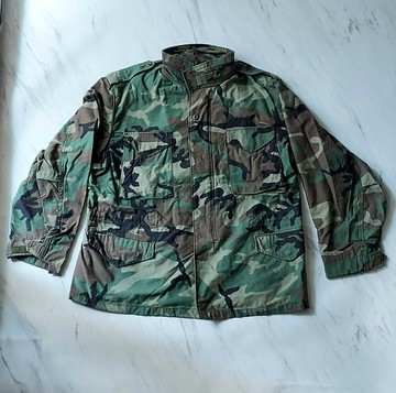 US 美軍公發 M-65 PARKA • 叢林迷彩軍用厚夾克 D款 絕版軍服