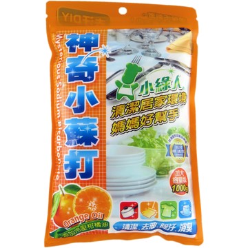 小綠人神奇小蘇打粉-冷壓柑橘油 800g
