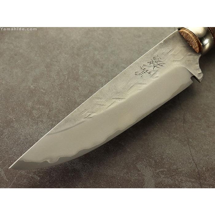 黒猪 古式鍛錬 静寂 (しじま) シースナイフ ,Custom Knife