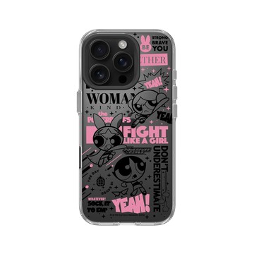iPhone 16 Pro Clear Case（相機按鈕） 透明 - The Powerpuff Girls 飛天小女警 - 女孩的力量海報款