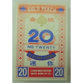 超級金桃 迷你撲克牌 24打 / 箱 No.20【領券滿額再折千11/30止】