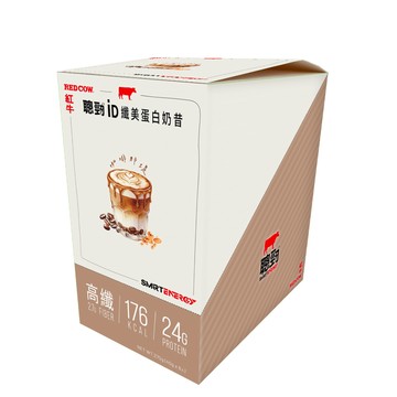 紅牛聰勁iD纖美蛋白奶昔-咖啡那提風味 45g/6入/盒