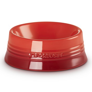 LE CREUSET -瓷器寵物餐碗 (中) (蘋果)
