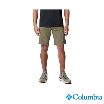 Columbia 哥倫比亞 男款-超防曬UPF50快排短褲-軍綠色 UAE57630AG/IS