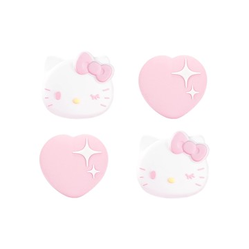 【AS電玩】 極想 NS2 Switch 2 Joy-Con 2 專用 搖桿帽套 類比套 Hello Kitty 閃耀銀心