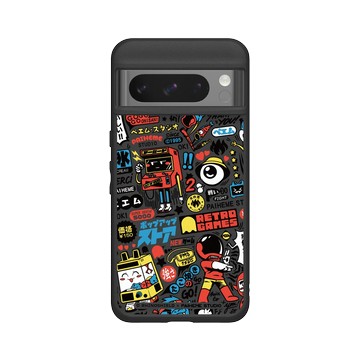 Pixel 8 Pro SolidSuit 黑 - Paiheme Studio - Retro Games Color