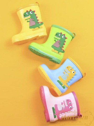 兒童可愛雨鞋膠鞋無異味加厚中小童水鞋防滑套鞋寶寶雨靴【繁星小鎮】