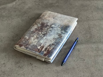 書套/布/筆記本/仿鏽/附贈A5筆記本/可水洗