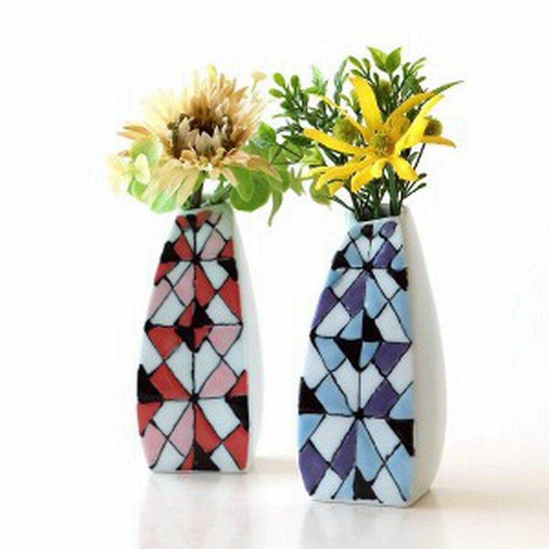 花瓶 一輪挿し 陶器 有田焼 おしゃれ 花器 和モダン 日本製 陶器の一輪挿し ステンド2カラー 通販 Lineポイント最大1 0 Get Lineショッピング