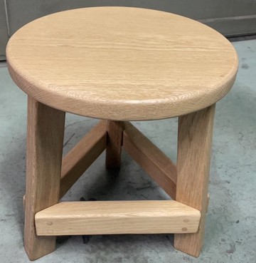 OAK 白橡木小圓凳 椅凳