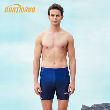 Heatwave熱浪泳褲男性感五分褲平角防尷尬男士專業游泳衣