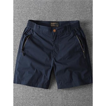 夏季輕盈透氣薄款戶外速干休閑短褲男運動修身青年百搭中褲四分褲