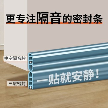 💯高效實用​💯隔音門縫門底防風條 房門底部密封條 自粘浴室門底縫 專用防蟲擋水條