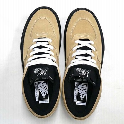 vans バンズ harf cab pro ハーフキャブ プロ25.5 スケート VANS SKATE HALF CAB BLACK / WHITE SHOES 【 バンズ スケート