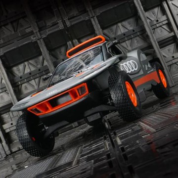 星輝56900仿真RS Q e-tron合金賽車模型雙開門靜態轉向汽車擺件