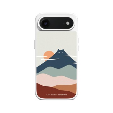 iPhone Air SolidX 白 - ilovedoodle (Lim Heng Swee) - Cat Landscape - Mountain 貓咪山