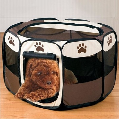 ポータブル犬小屋 フェンス ハウスケージ 犬猫テント 簡単操作 屋外 ビッグドッグハウス