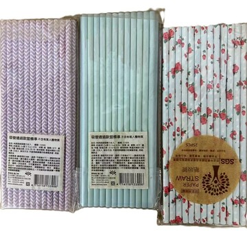 特賣品~~米諾諾紙吸管 25入裝 紙質吸管 環保 無螢光劑 可天然降解