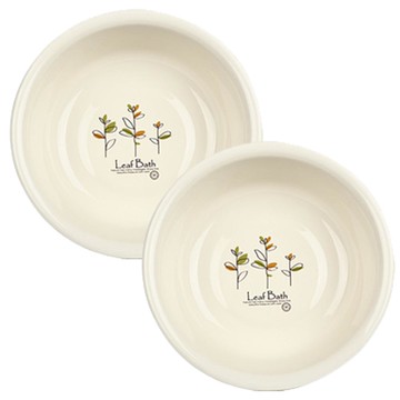 My Style 葉子臉盆 (小)  2個  柔和的米色