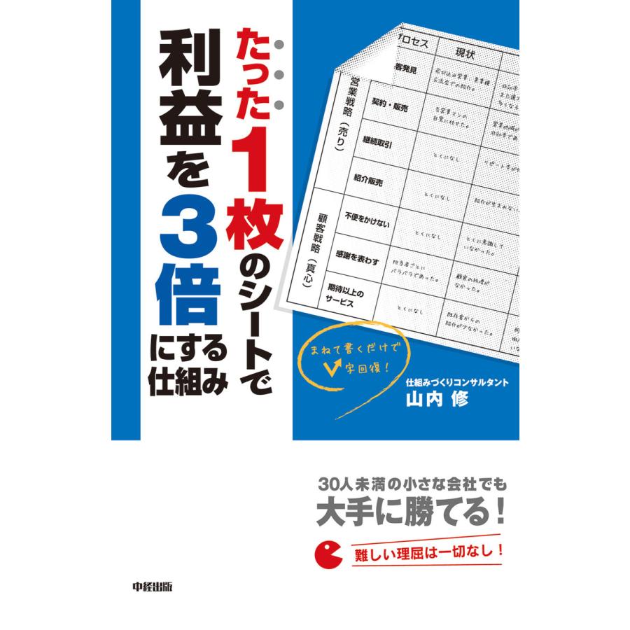 たったのシートで利益を3倍にする仕組み 山内修