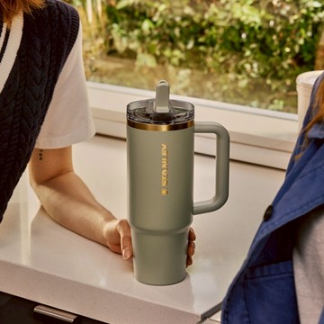 STANLEY 防漏吸管隨手杯 0.88L / 抹茶那堤