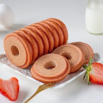 【亞典菓子工場】草莓年輪(條)