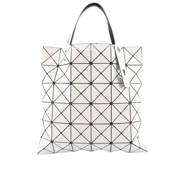 ISSEY MIYAKE BAO BAO LUCENT 6X6 亮面手提包(白色)