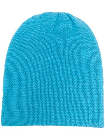Liska - ribbed cashmere beanie - women - Cashmere - One Size - Blue